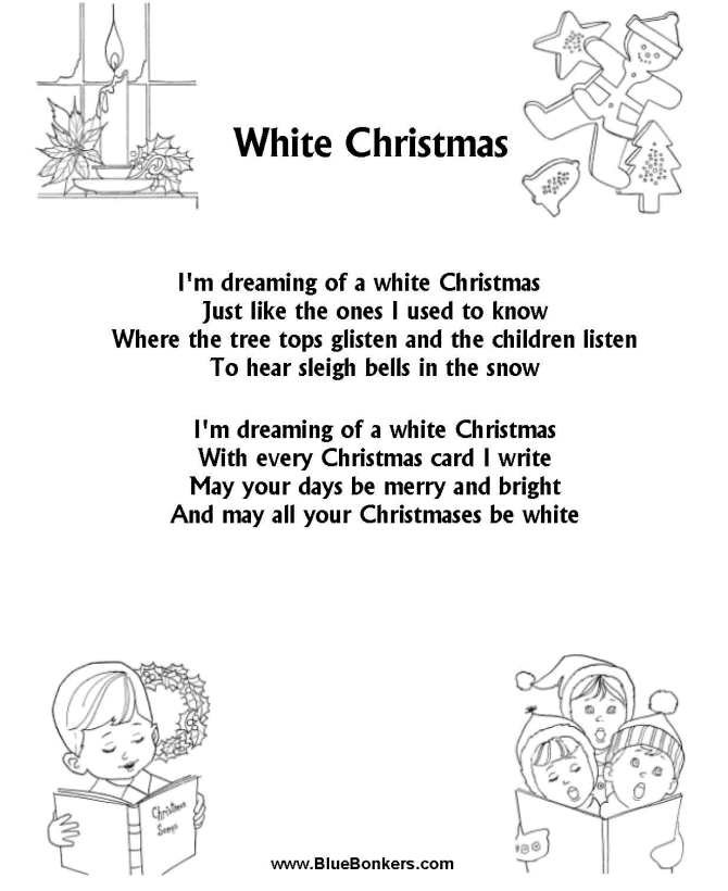 Christmas Music Lyrics Printable